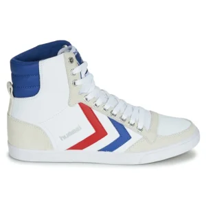 économies garanties Hummel SLIMMER STADIL HIGH Couleur Blanc / Bleu / Rouge 10