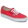 Vans AUTHENTIC Couleur Rouge Pas Cher Magasin Soldes 22