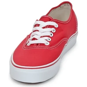 Vans AUTHENTIC Couleur Rouge Pas Cher Magasin Soldes 12