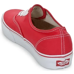 Vans AUTHENTIC Couleur Rouge Pas Cher Magasin Soldes 16