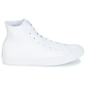 Converse CHUCK TAYLOR ALL STAR LEATHER HI Couleur Blanc Paiement sécurisé 10