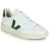 Veja V-12 Couleur Blanc / Vert marque pas cher 20