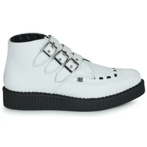 se précipiter pour acheter TUK POINTED CREEPER 3 BUCKLE BOOT Couleur Blanc 10