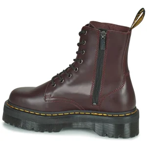 Dr. Martens JADON BURGUNDY SMOOTH Couleur Bordeaux site soldes 14