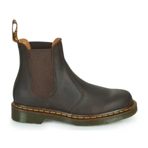 soldes pas cher Dr. Martens 2976 YS DARK BROWN CRAZY HORSE Couleur Marron 10