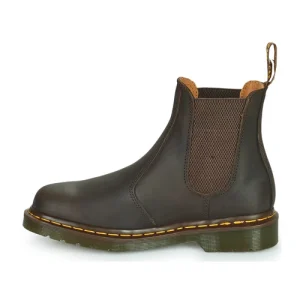 soldes pas cher Dr. Martens 2976 YS DARK BROWN CRAZY HORSE Couleur Marron 14