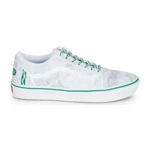 magasins pas chers Vans COMFYCUSH OLD SKOOL Couleur Blanc / Gris / Vert 10