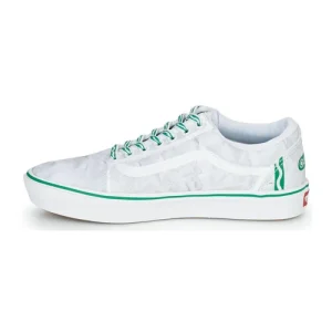 magasins pas chers Vans COMFYCUSH OLD SKOOL Couleur Blanc / Gris / Vert 14