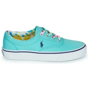 magasin france Polo Ralph Lauren KEATON-PONY-SNEAKERS-LOW TOP LACE Couleur Bleu 10