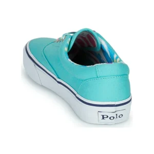 magasin france Polo Ralph Lauren KEATON-PONY-SNEAKERS-LOW TOP LACE Couleur Bleu 16