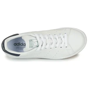 marque pas cher en ligne Adidas Originals STAN SMITH Couleur Blanc / Bleu 18