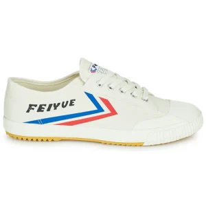 design à la mode Feiyue FE LO 1920 CANVAS Couleur Blanc / Bleu / Rouge 10