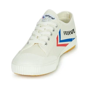 design à la mode Feiyue FE LO 1920 CANVAS Couleur Blanc / Bleu / Rouge 12