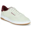 Reebok Classic COURT PEAK Couleur Beige / Bordeaux à prix promos 20