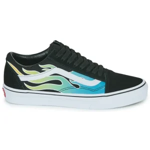 marque moins cher Vans OLD SKOOL FLAM Couleur Noir / Bleu / Vert 10