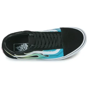 marque moins cher Vans OLD SKOOL FLAM Couleur Noir / Bleu / Vert 18