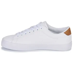 grossiste en ligne Polo Ralph Lauren LONGWOOD-SNEAKERS-LOW TOP LACE Couleur Blanc / Cognac 14